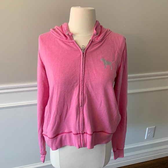 VS PINK Sweatshirt & Cropped Sweatpants (SMALL) - Picture 2 of 3